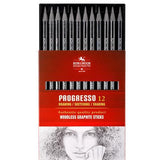 Progresso Woodless Graphite Pencils 4B 12 Pack Koh-I-Noor 8911