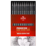 Woodless Water-Soluble Graphite Pencils 4B 12 Pack Koh-I-Noor