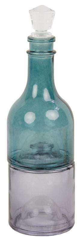 Decorative Bottle - Split Bottle - Teal