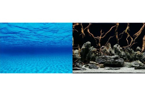 Aquatic Background Precut Seascape - Natural Mystic (120cm)