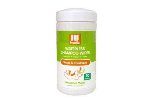 Dog / Cat Shampoo Wipes - Nootie Waterless - Cucumber Melon