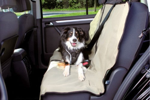 Dog Car Accessory -  Car Seat Cover - Trixie (Beige)