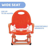 CHICCO BOOSTER SEAT: POCKET SNACK - POPPY RED