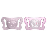 CHICCO SOOTHER:PHYSIO MICRO SIL 0-2M PINK 2PC