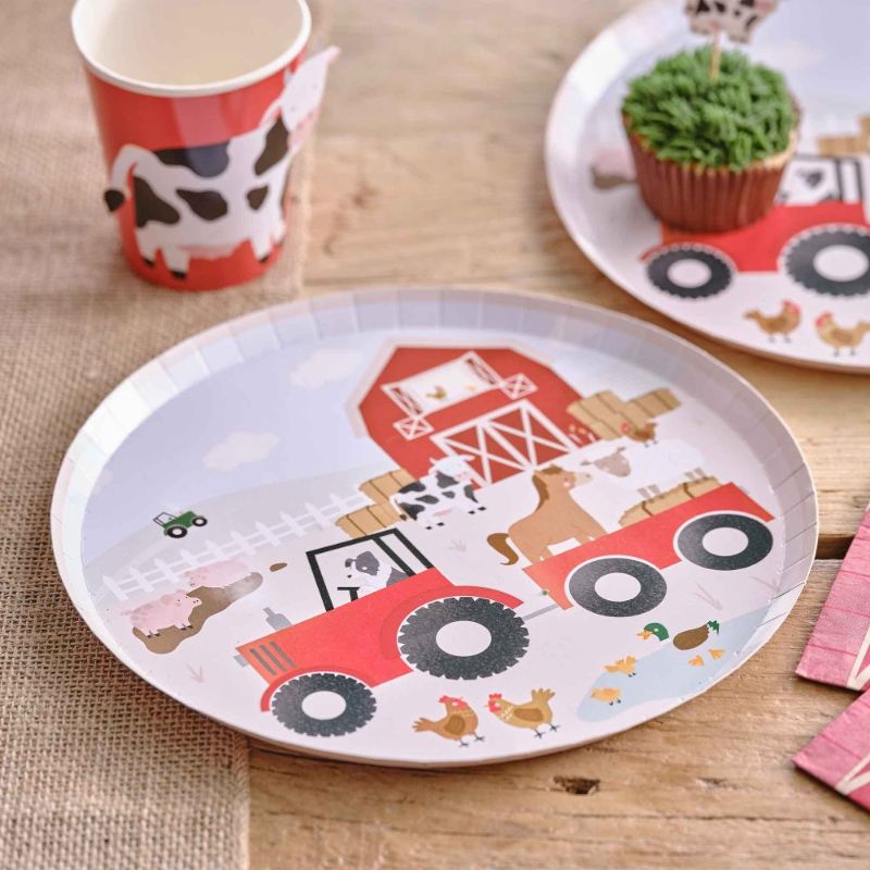 Farm Friends Paper Plates NPC - Pack of 8