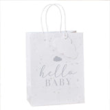 Hello Baby Speckle & Cloud Baby Shower Gift Bags - Pack of 5