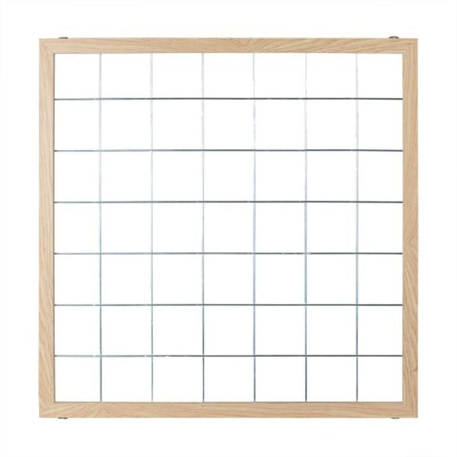 Sage Wedding Wooden Foliage Hanging Grid, a rustic frame for greenery and photos, ideal for charming wedding decor.