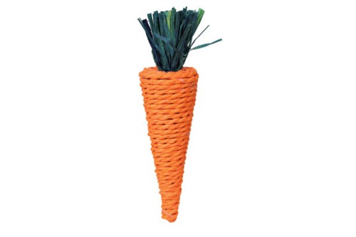 Small Animal Chew Toy - Straw Carrot 20cm