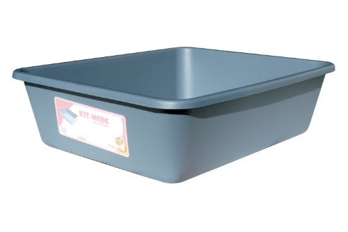 Cat Litter Tray 46x38x13cm - Blue   - Large