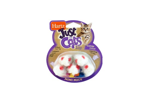 Cat Toy - Hartz Mini Mice - 5pk