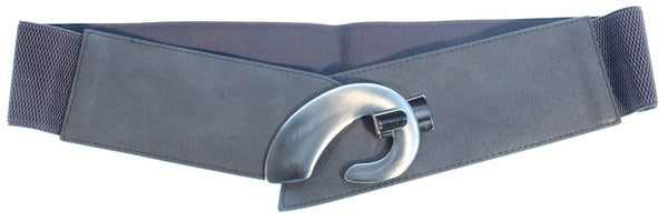 Belt - Koru Buckle Stretch Grey - Medium