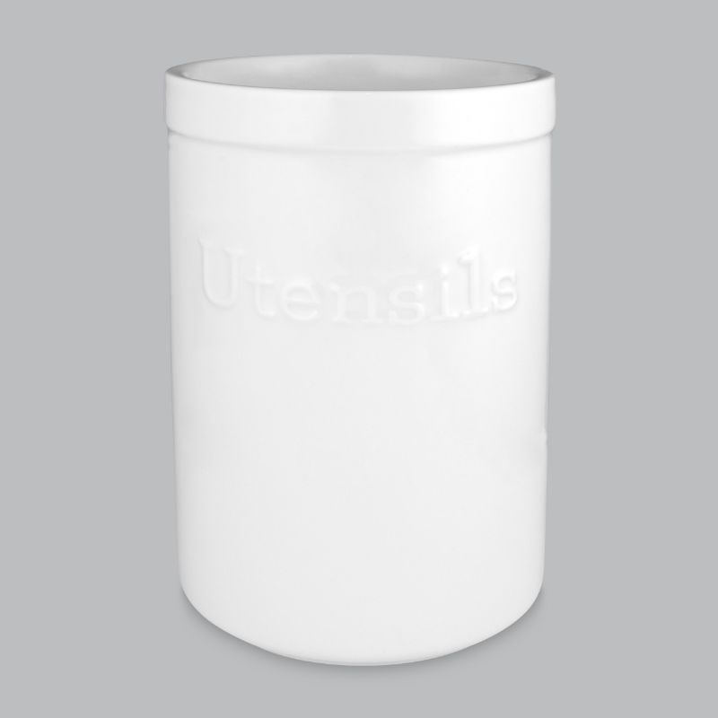 Utensil Pot 17 x 12cm - New Bone- Wilkie Brothers