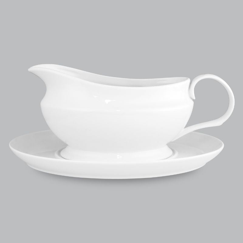 Gravy Boat 550ml - New Bone- Wilkie Brothers
