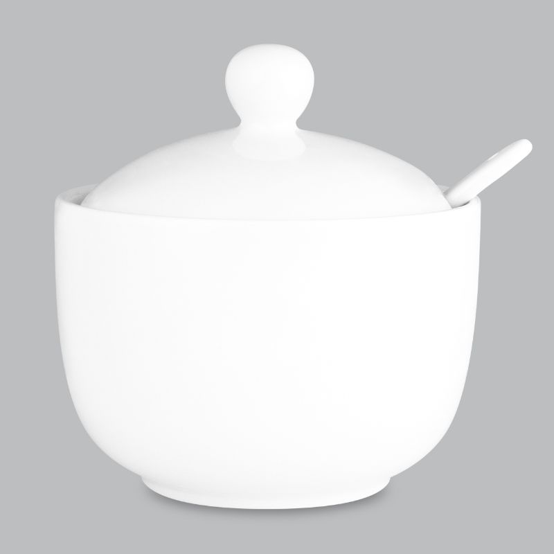 Jumbo Sugar Bowl 400ml - New Bone- Wilkie Brothers