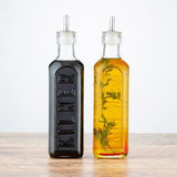 Oil Bottle Set - KILNER Clear (600ml)