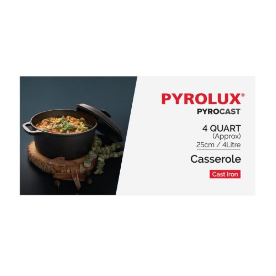 Casserole - PYROLUX Pyrocast (25cm/4L 4QT)