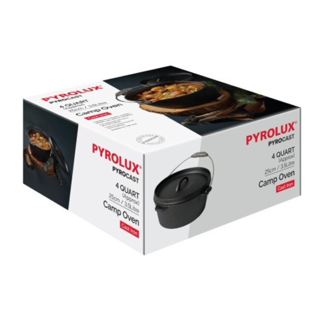 Camp Oven - PYROLUX Pyrocast (25cm/3.5L)