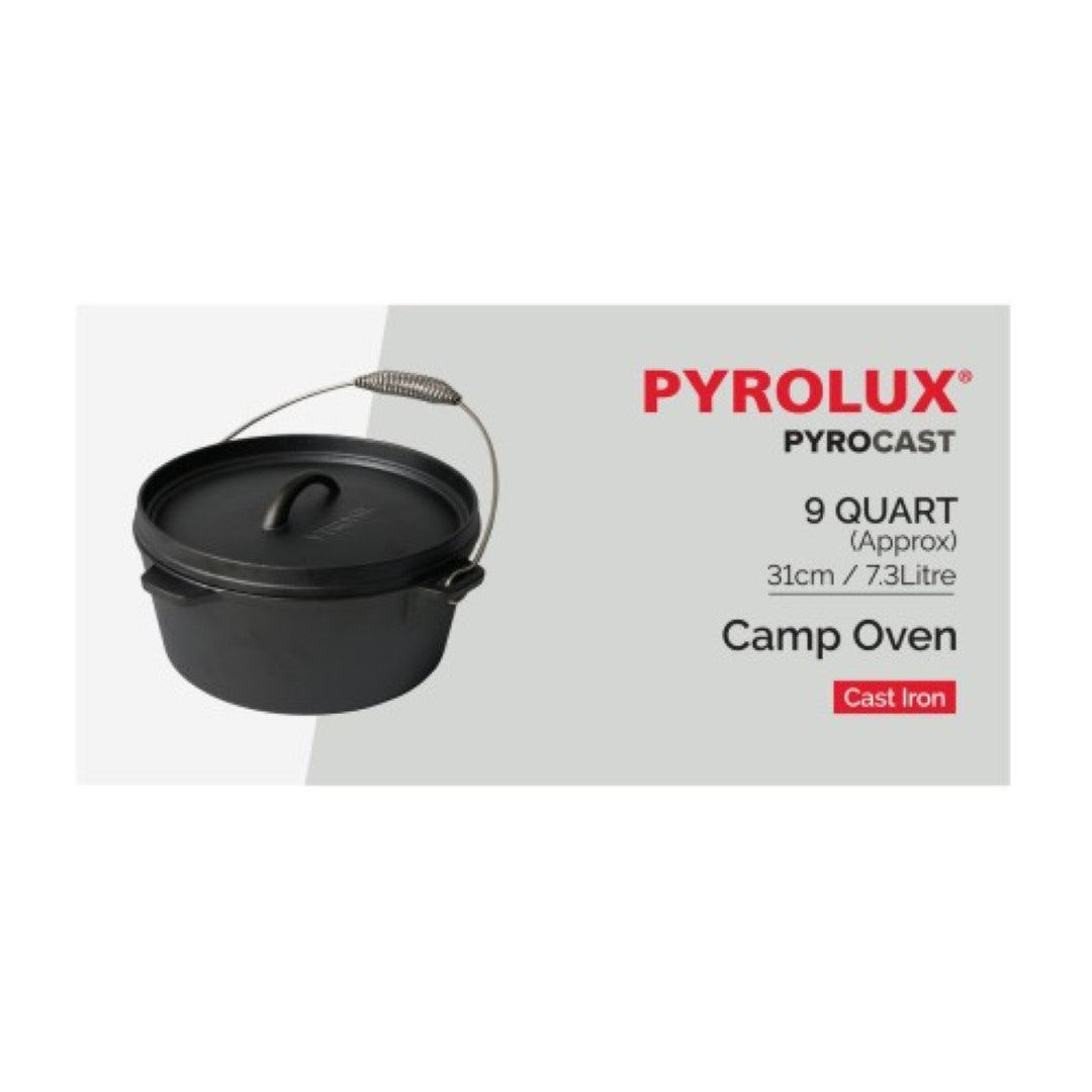 Camp Oven - PYROLUX Pyrocast (31cm/7.3L 9QT)