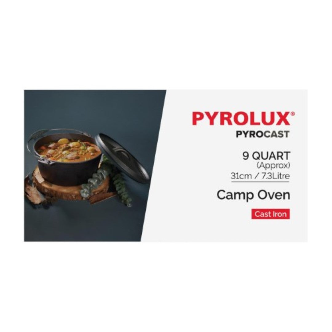 Camp Oven - PYROLUX Pyrocast (31cm/7.3L 9QT)