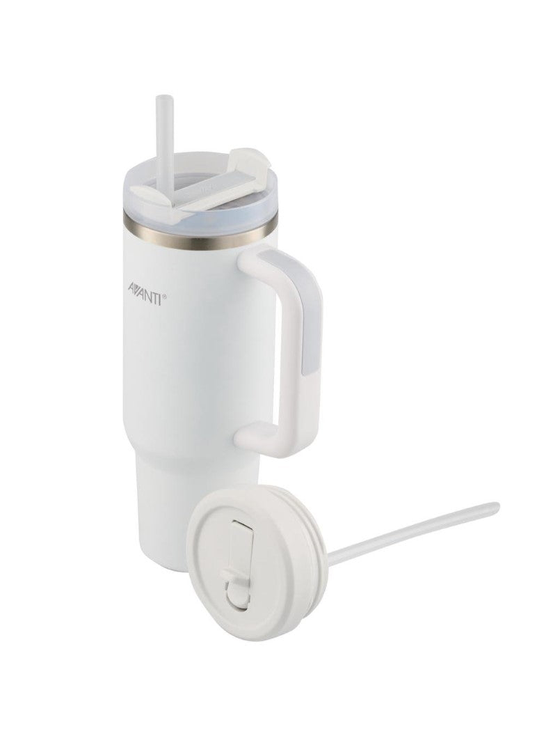Tumbler - AVANTI HydroQuench with Two Lids 1L (White)