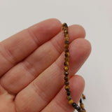 Gemstone Bracelet - Star Cut Faceted Tiger Eye (Set of 3)