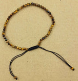 Gemstone Bracelet - Star Cut Faceted Tiger Eye (Set of 3)