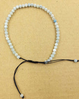 Gemstone Bracelet - Star Cut Faceted Aquamarine (Set of 3)