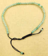 Gemstone Bracelet - Star Cut Faceted Green Aventurine(Set of 3)