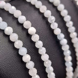 Gemstone Bracelet - Star Cut Faceted Aquamarine (Set of 3)