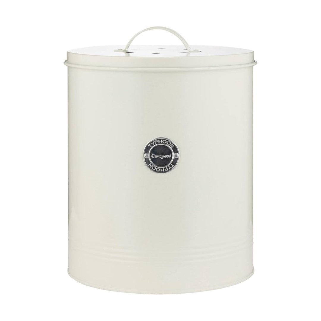 Storage Compost Caddy - TYPHOON Living 30 x 21.5cm/5L (Cream)