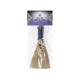 Wicca Broom  - Hamsa Hand with Evil Eye( 20cm)