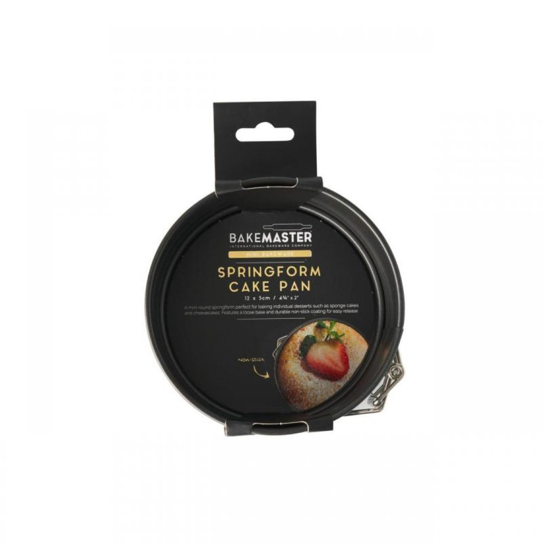 Round Springform Pan - BAKEMASTER Mini Non Stick (12 x 5cm)