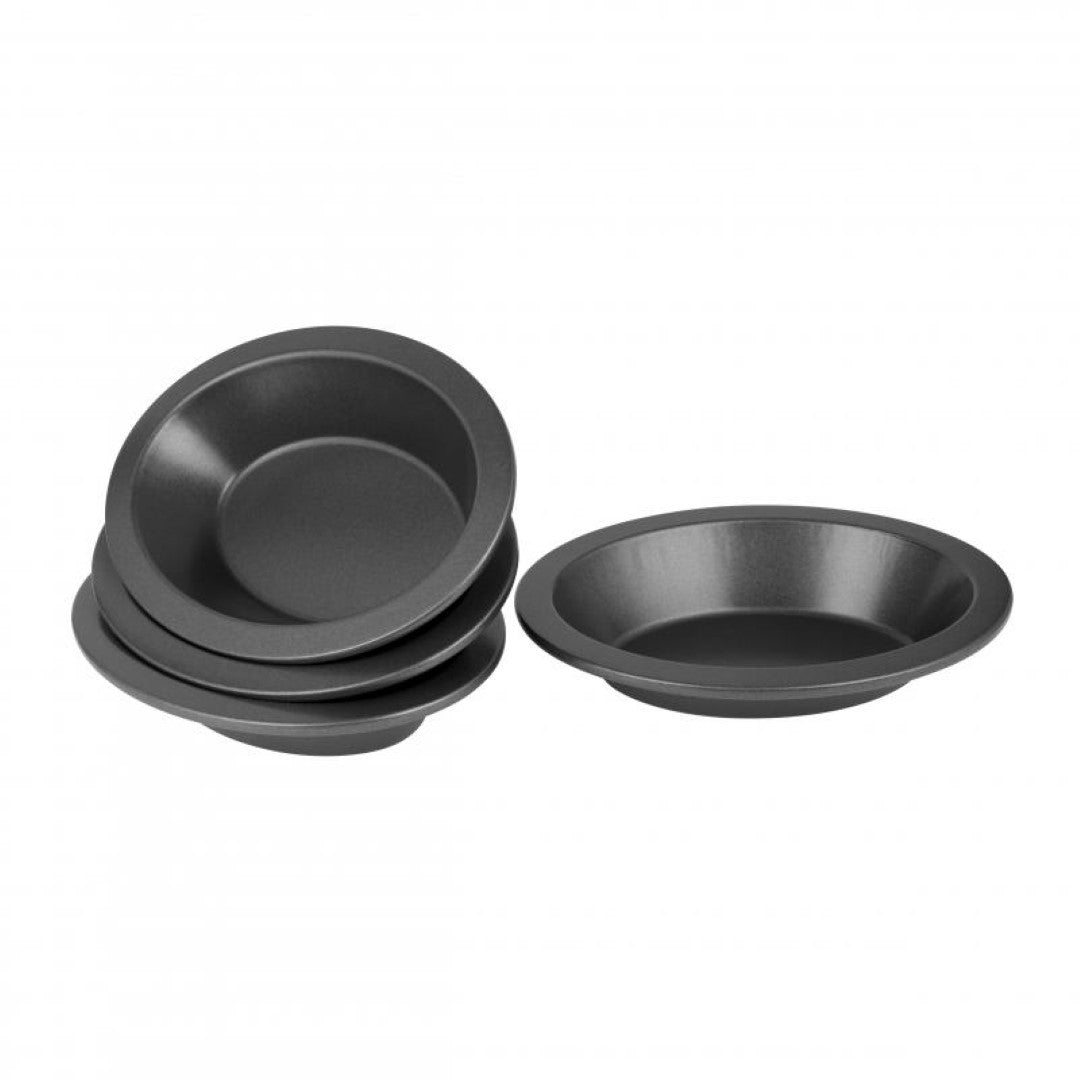 Oval Pie Dish - BAKEMASTER Mini Non Stick 16 x12.5cm (Set of 4)
