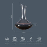 Glass Decanter - Wilkie Brothers Kinross (1200ml)
