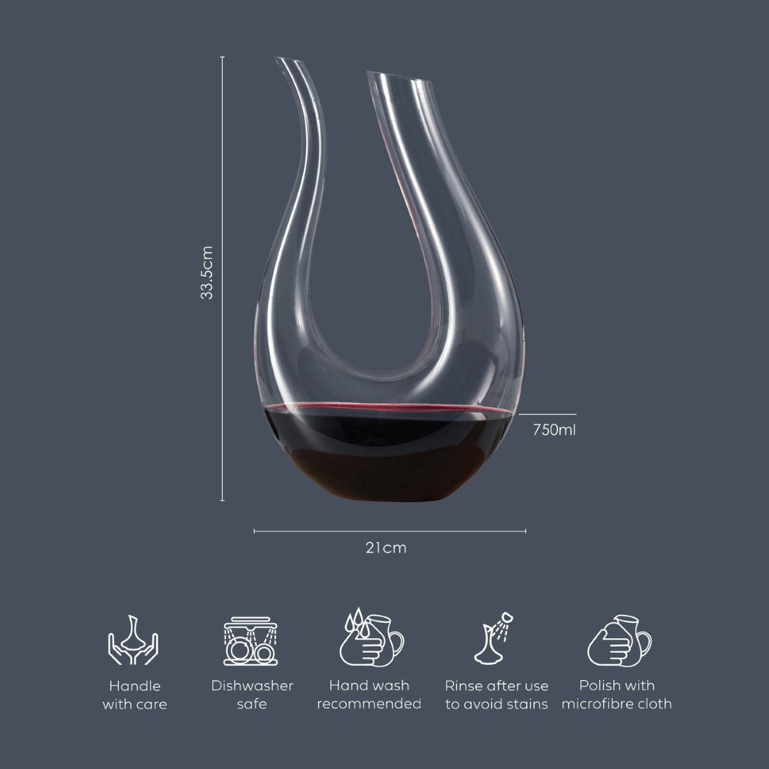 Glass Decanter - Wilkie Brothers Lennox (1500ml)