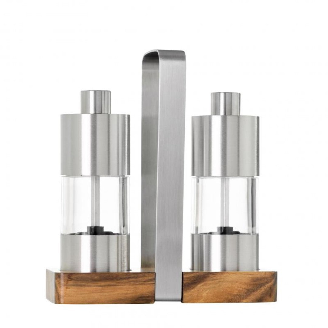 Salt & Pepper Mill Set - Adhoc Menage (13cm)