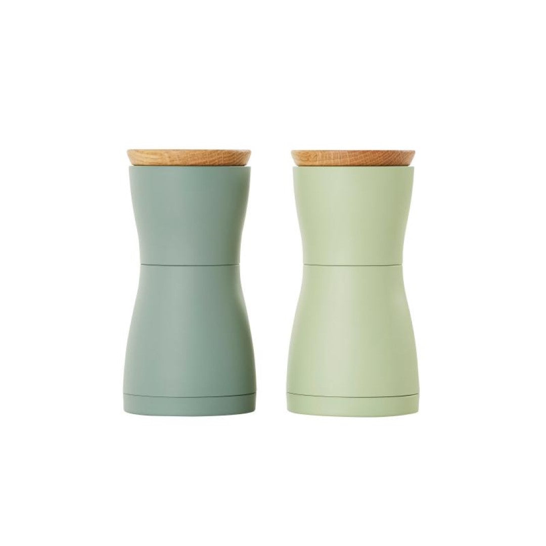 Salt & Pepper Mill Set Twin - Adhoc Green (13.3cm)