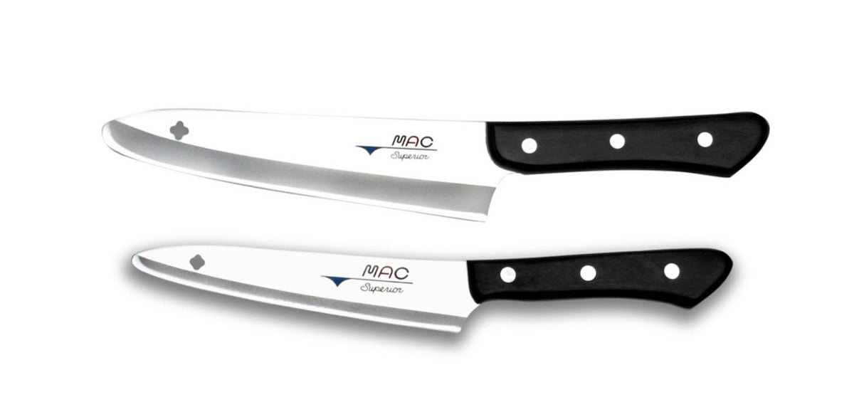 2 Piece Knife Set - MAC Superior Series (5" Paring & 7" Utility)