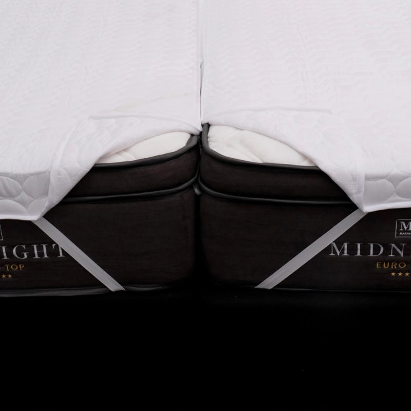 Quilted Mattress Protector - DreamGreen Corner Strap Split & Zip (King)