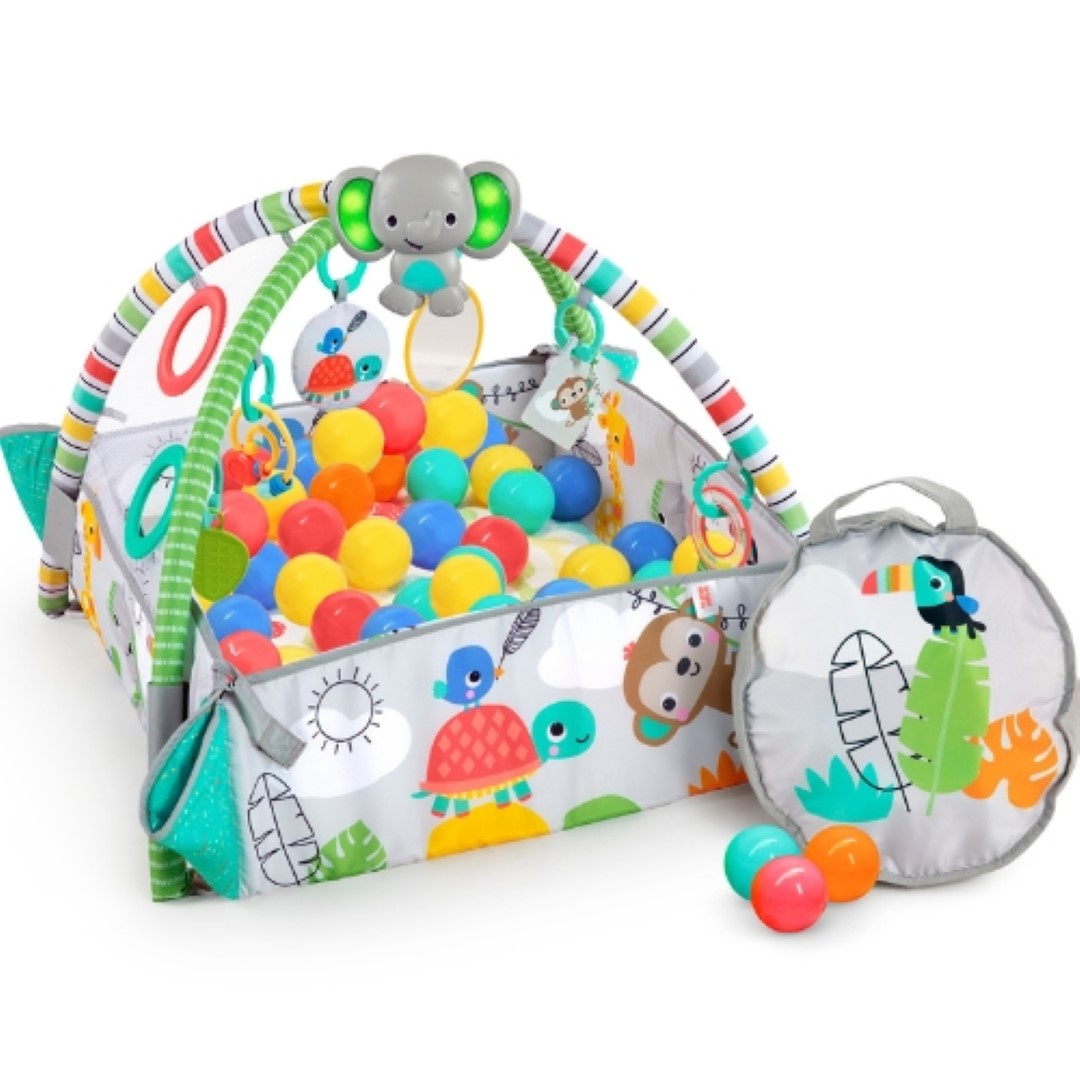 Baby Gym - Bright Starts Neutral 5 in 1 Pit