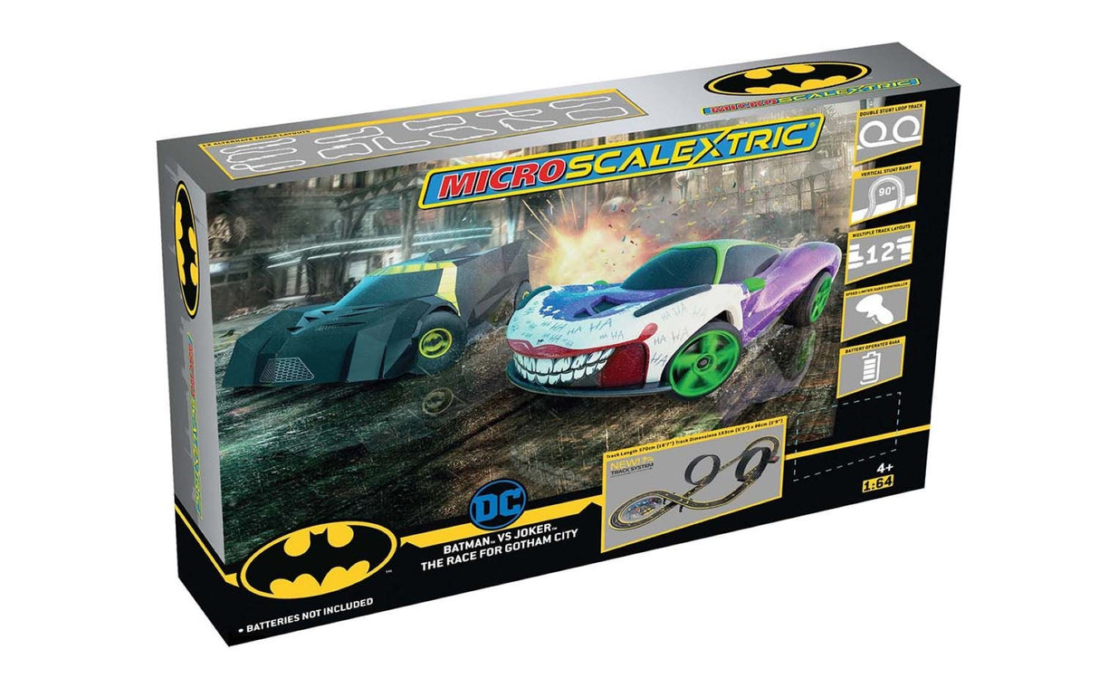 MICRO SCALEXTRIC BATMAN V JOKER SET RFGC - Hornby Hobbies (BP)