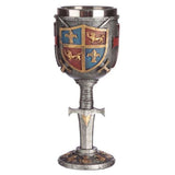 Goblet - Decorative Coat of Arms & Sword (19cm)