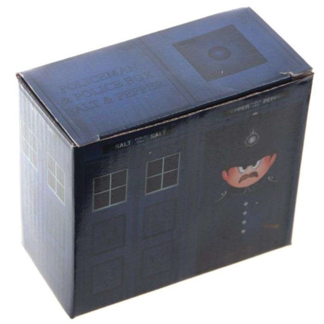 Ceramic Salt & Pepper Set - Policeman & Police Box