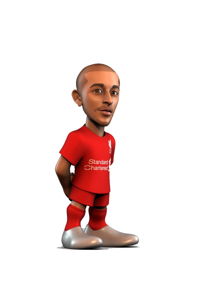 Premium MINIX Thiago Alcântara collectible figurine showcasing detailed craftsmanship and iconic pose for football fans.