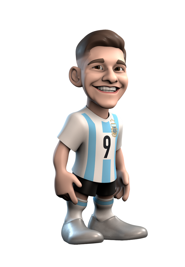 MINIX Julian Alvarez collectible figurine, intricately designed to capture the dynamic spirit of the rising football star.