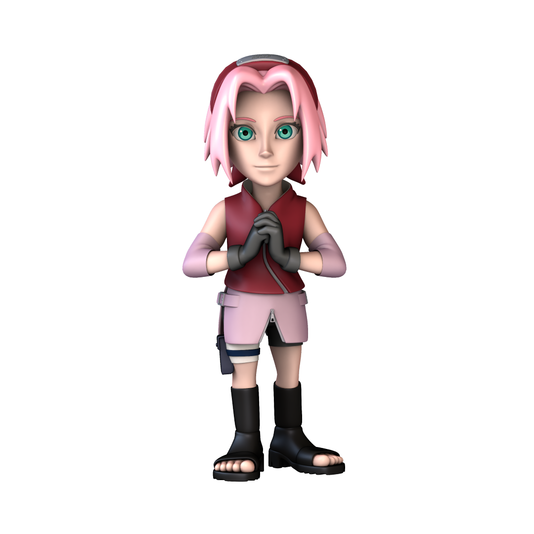 MINIX Sakura Haruno figurine showcasing her beauty and strength, a must-have for Naruto fans and collectors.