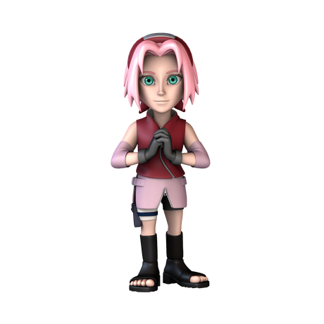 MINIX Sakura Haruno figurine showcasing her beauty and strength, a must-have for Naruto fans and collectors.