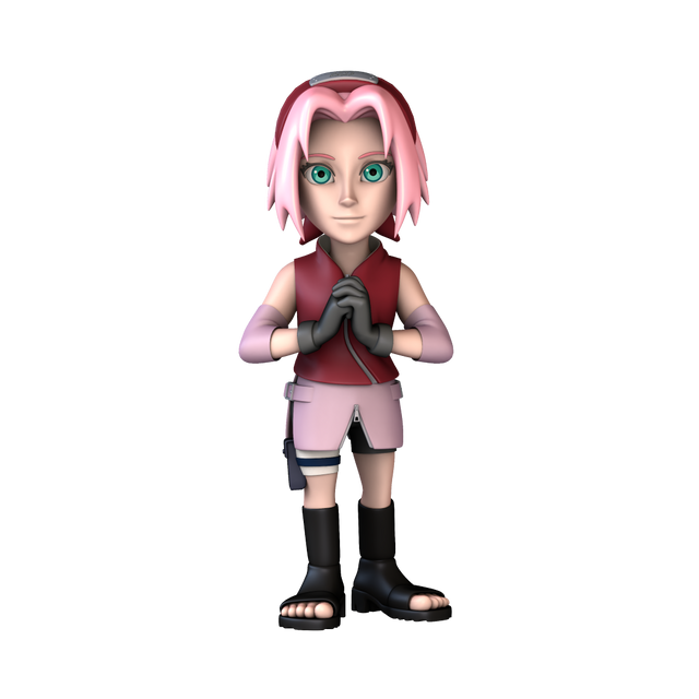 MINIX Sakura Haruno figurine showcasing her beauty and strength, a must-have for Naruto fans and collectors.