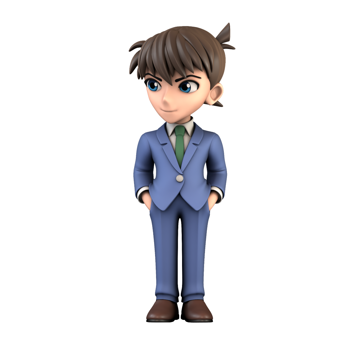 5-inch MINIX Jimmy Kudo collectible figurine, capturing the essence of the beloved 'Detective Conan' character.