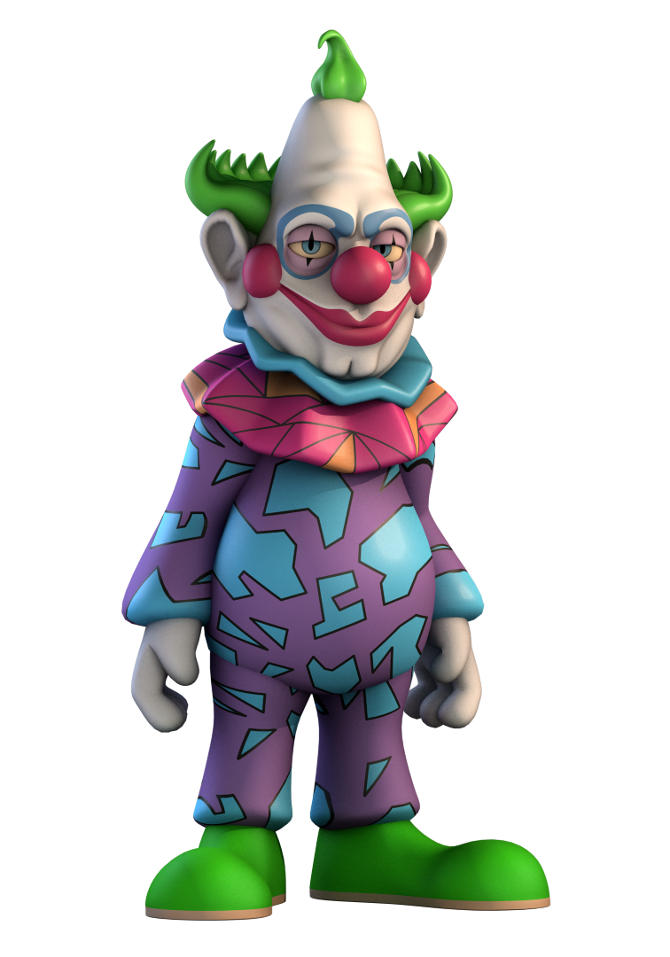 MINIX Jumbo Killer Klowns figurine showcasing vibrant colors and details from the cult classic horror film.